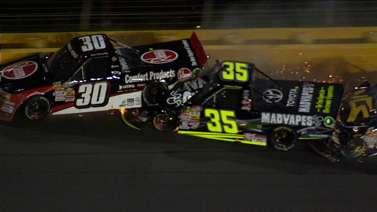 TRUCKS: Ron Hornaday Wrecks Hard - Charlotte 2014